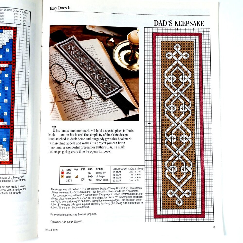 For the Love of Cross Stitch Magazine Leisure Arts 8 Projects 32 Pages May 2002 - Picture 6 of 10